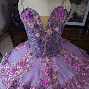 Stunning Purple Ballet Tutu with 10 Layers of Stiff Tulle - Ideal for Ballet Lifts, lilac Fairy tutu, Nutcracker tutu, Fairy Variation Tutu.