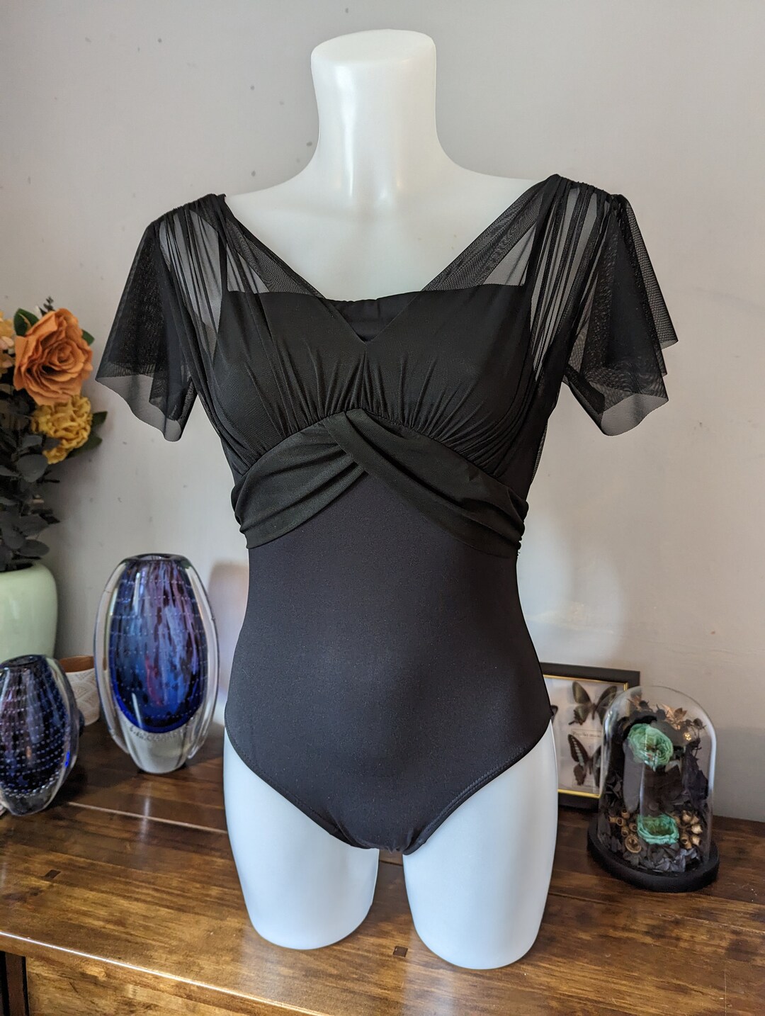 Black Ballet Leotard, Ballet Leotard, Dance Leotard, Womens Leotard