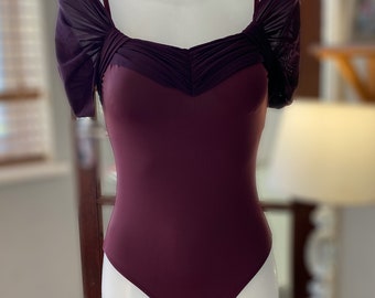 Plum  Ballet Leotard,  Ballet Leotard, Ballet Practice Leotard