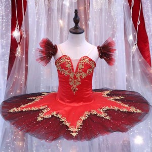 Carmen Spanish pancake ballerina costume Don Quixote ballet tutu