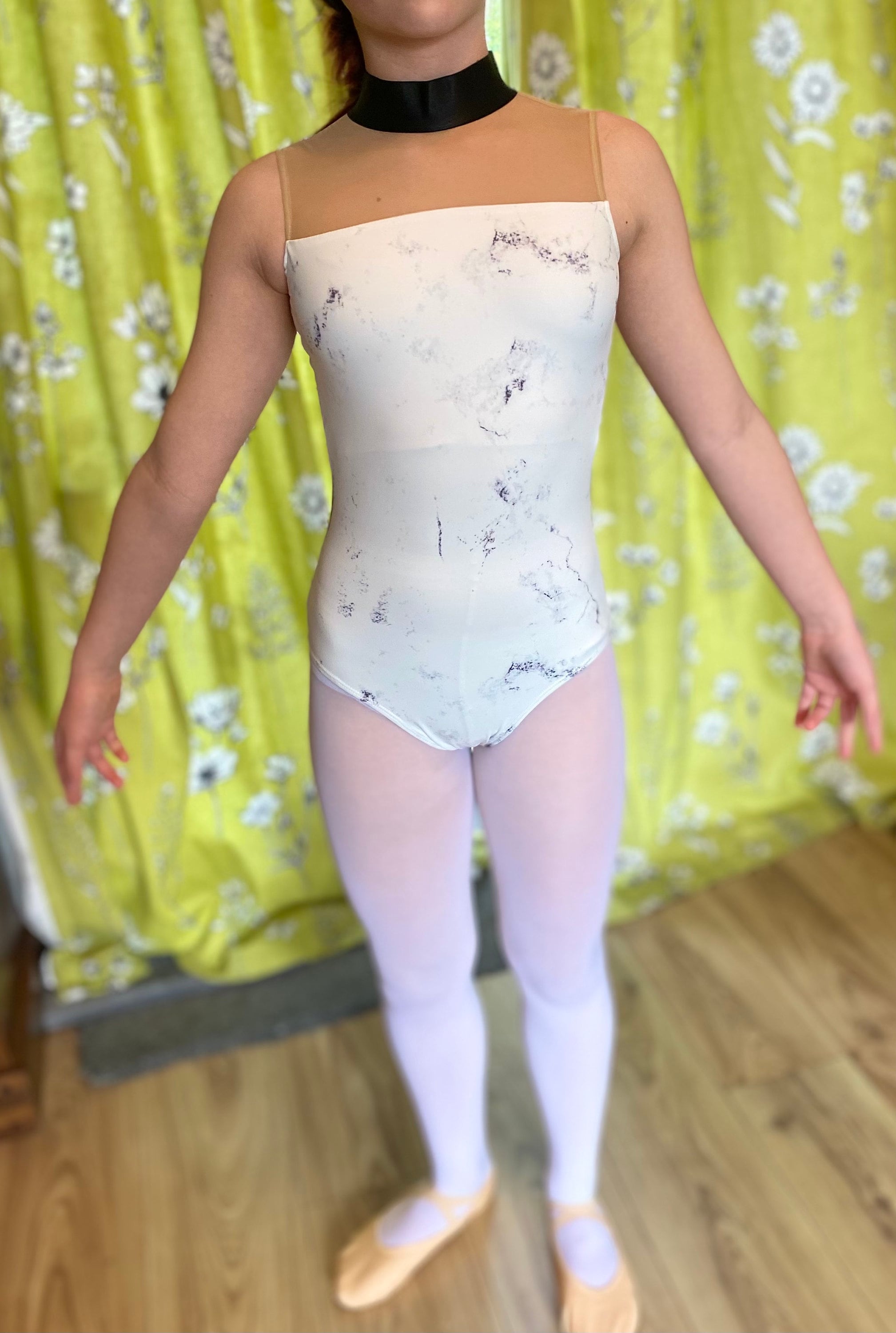 White Dance Leotard Ballet Leotard Womens Leotard Floral Etsy Australia