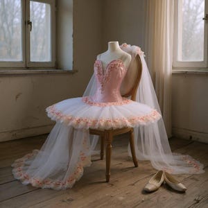 Pink and Gold  Tutu, Tutu, Professional Tutu, Child’s Tutu, Girl’s Ballet Tutu, Adult Ballet Tutu, Professional Ballet tutu, Pancake Tutu
