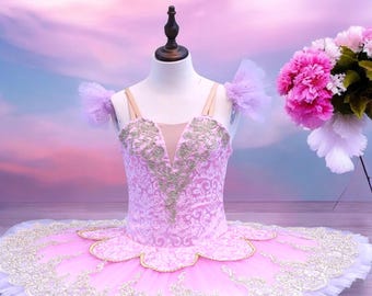 Pink Fairy Ballet Tutu, Sleeping Beauty Aurora Costume, Made to Measure