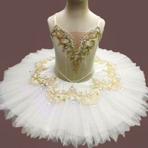 Cream ballet tutu, Ballerina stretch tutu