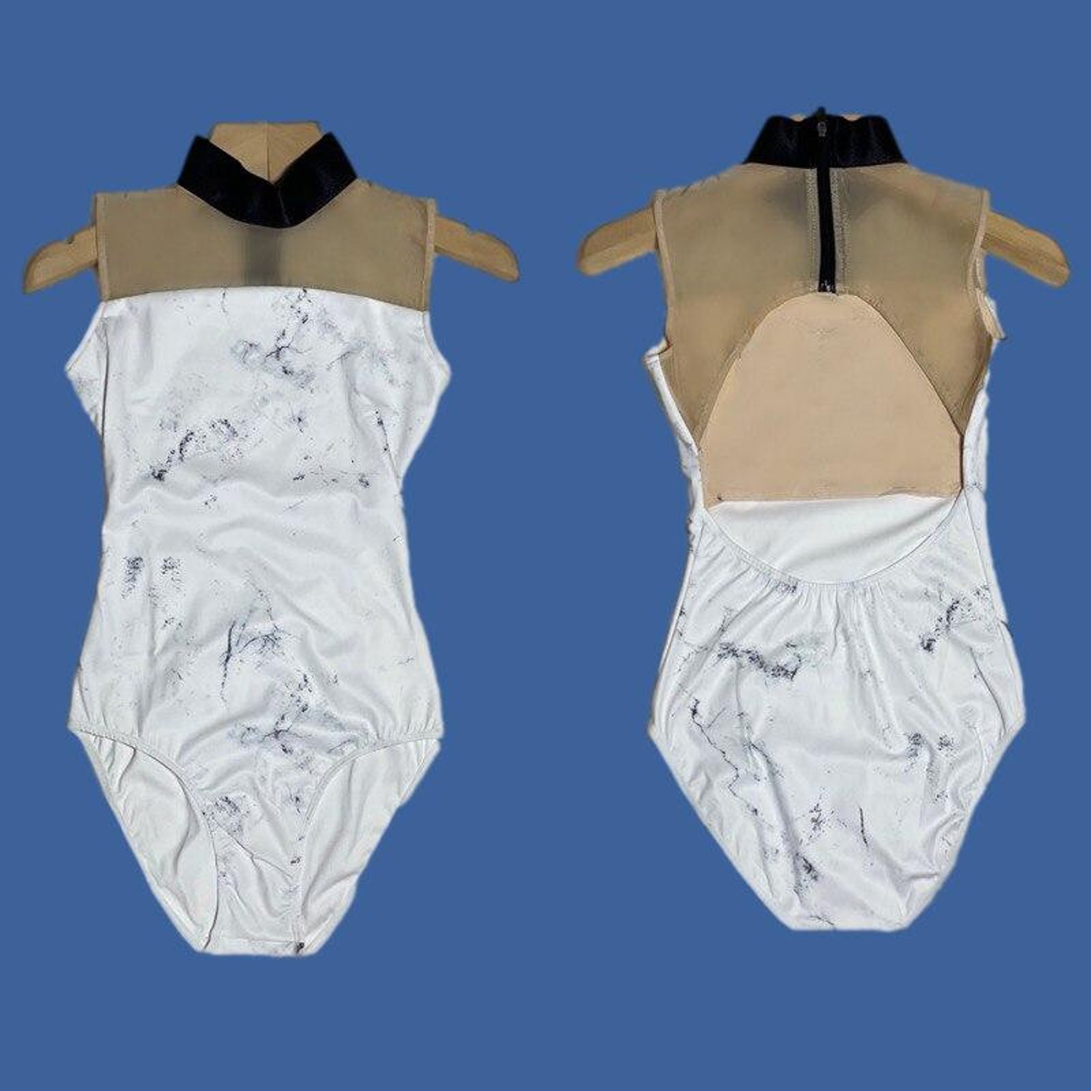 White Dance Leotard Ballet Leotard Womens Leotard Floral Etsy