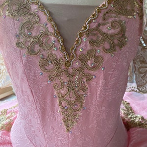 Pink Gold  Ballet Tutu a professional tutu ballet Nutcracker costume.Custom Made adult sugar plum tutu or a girls sugar plum fairy costume