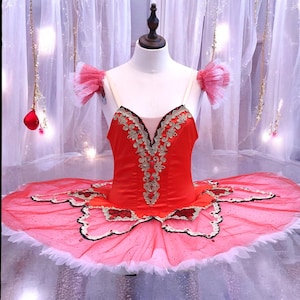 Carmen Spanish pancake ballerina costume Don Quixote ballet tutu