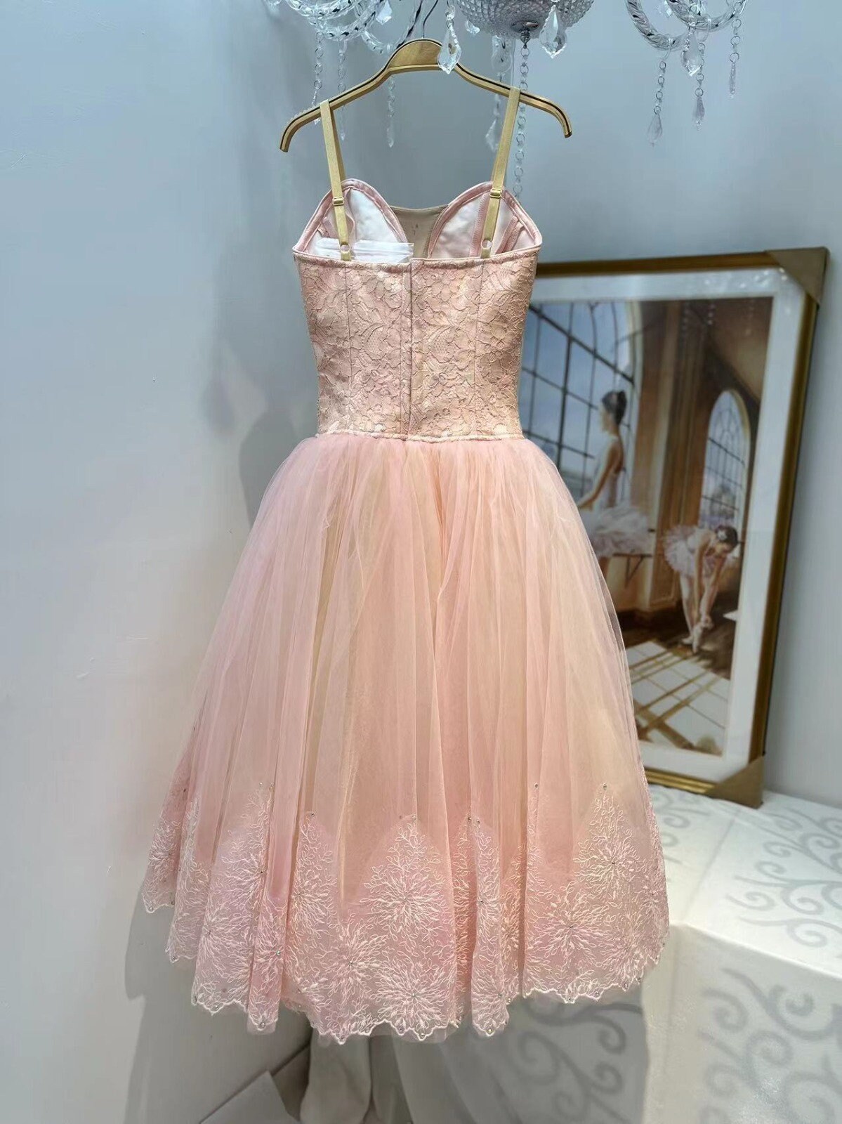 Peach Romantic Ballet Tutu, Lace Bodice, Pink Tulle Skirt - Etsy