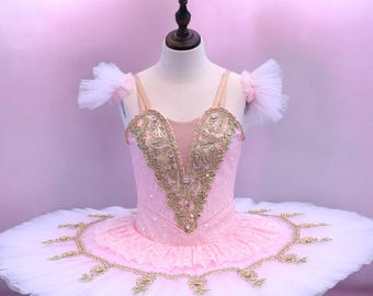 Pink Fairy Ballet Tutu, Sleeping Beauty Aurora Costume, Made to Measure