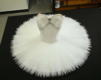 White Ballet Tutu, Bayadere Ballet tutu, Girl’s Ballet Tutu, Adult Ballet Tutu, Professional Ballet tutu, Pancake Tutu