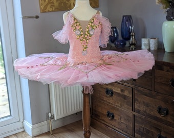 Pink Fairy Ballet Tutu, ,Flower Fairy Tutu, Girl’s Ballet Tutu, Adult Ballet Tutu, Professional Ballet tutu, Pancake Tutu