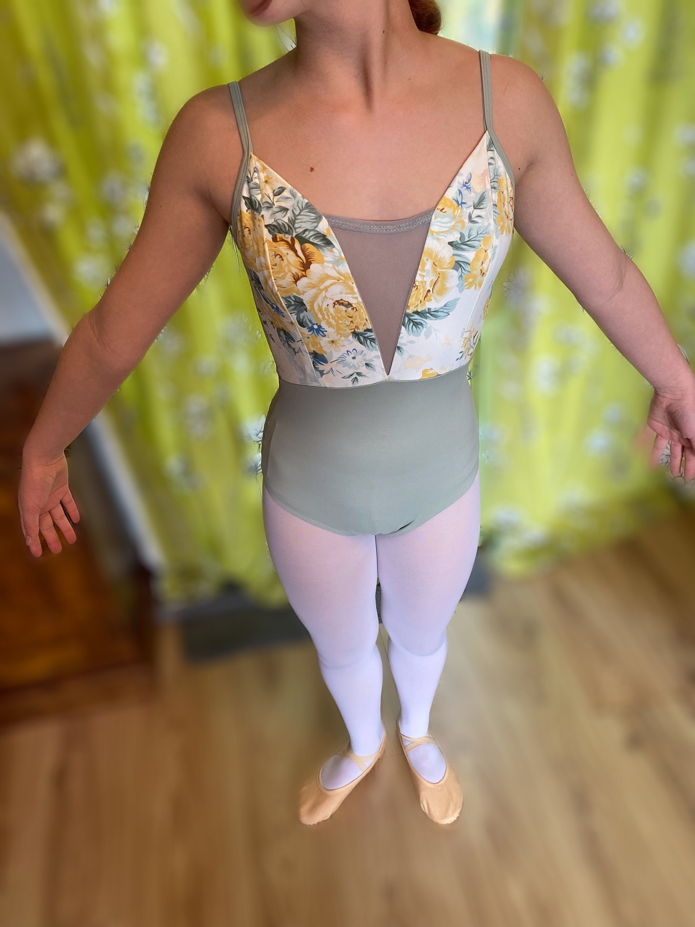 Green Leotard Ballet Etsy