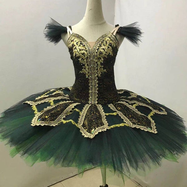 Pre-order Adult ballet tutu skirt emerald- TM-97 main image 0