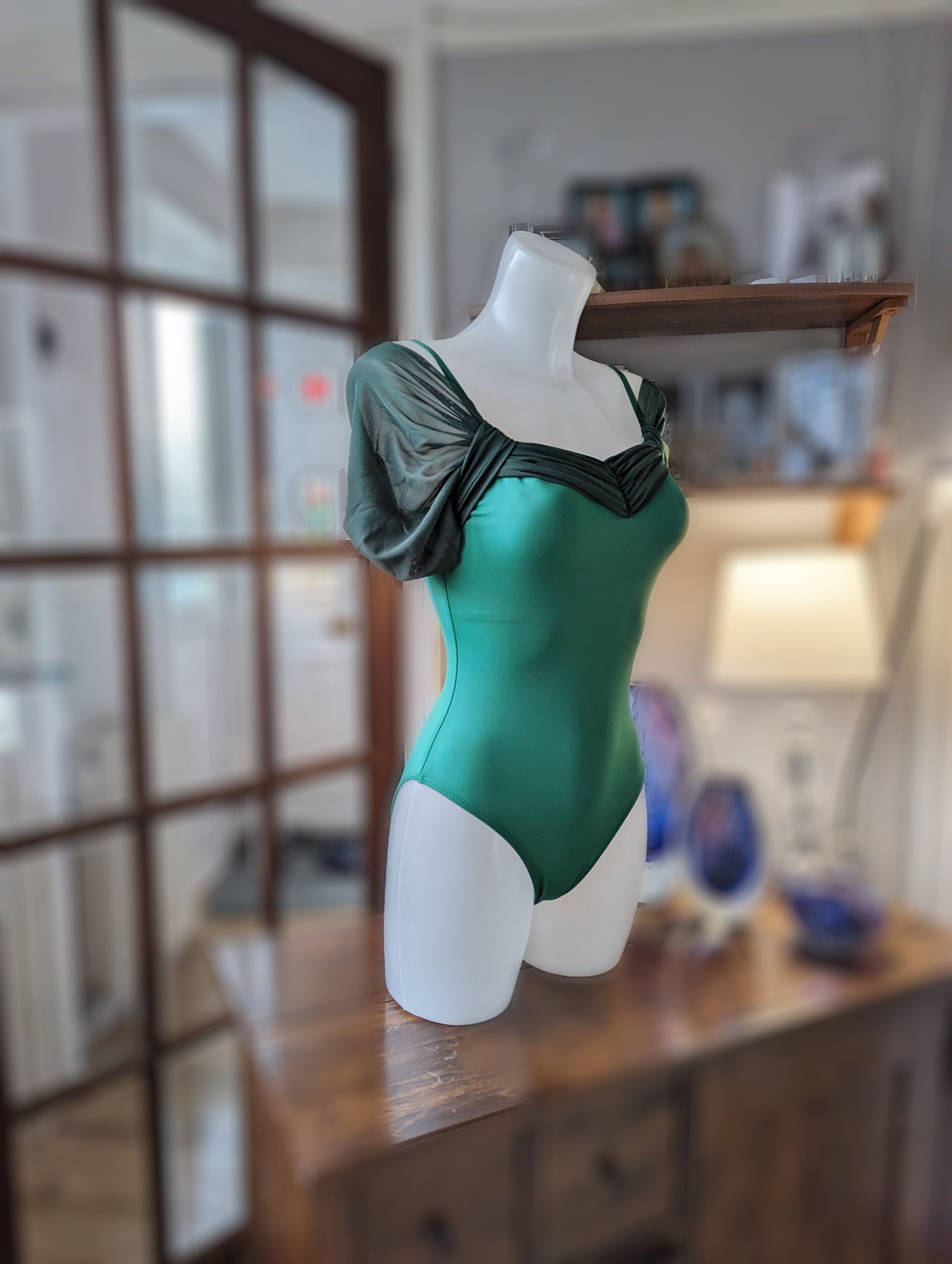 Green Mesh Bodysuit 