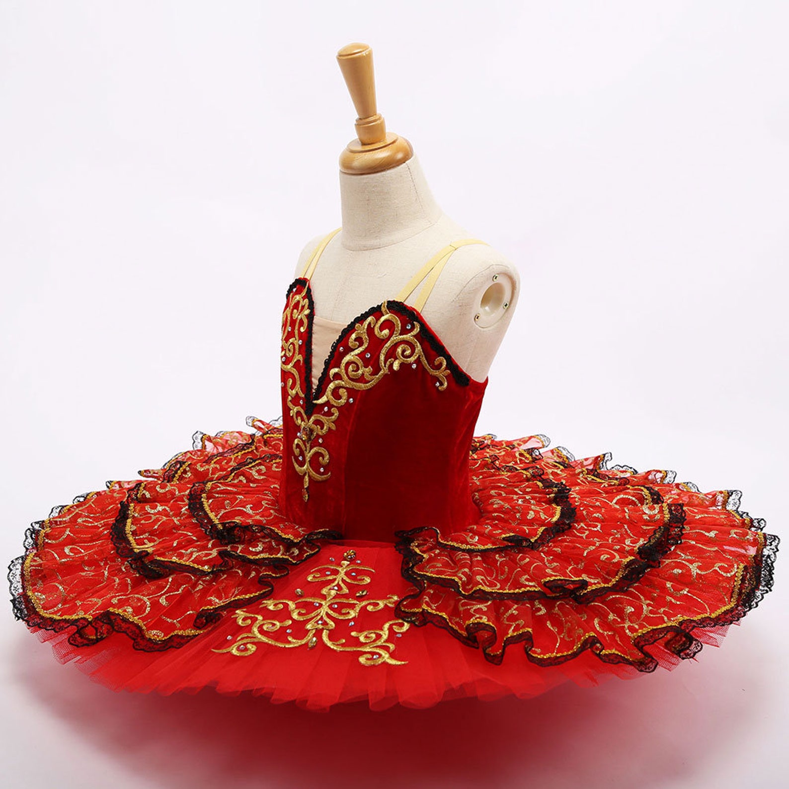 Red Spanish Tutu Tutu Professional Tutu Childs Tutu Etsy