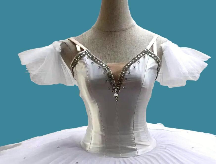 White Swan Lake Ballet Tutu, Odette Costume, Professional Platter Tutu ...