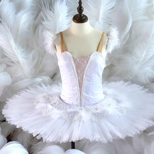 White Swan Ballet Tutu, Odile Variation, Professional Stage Costume - Etsy