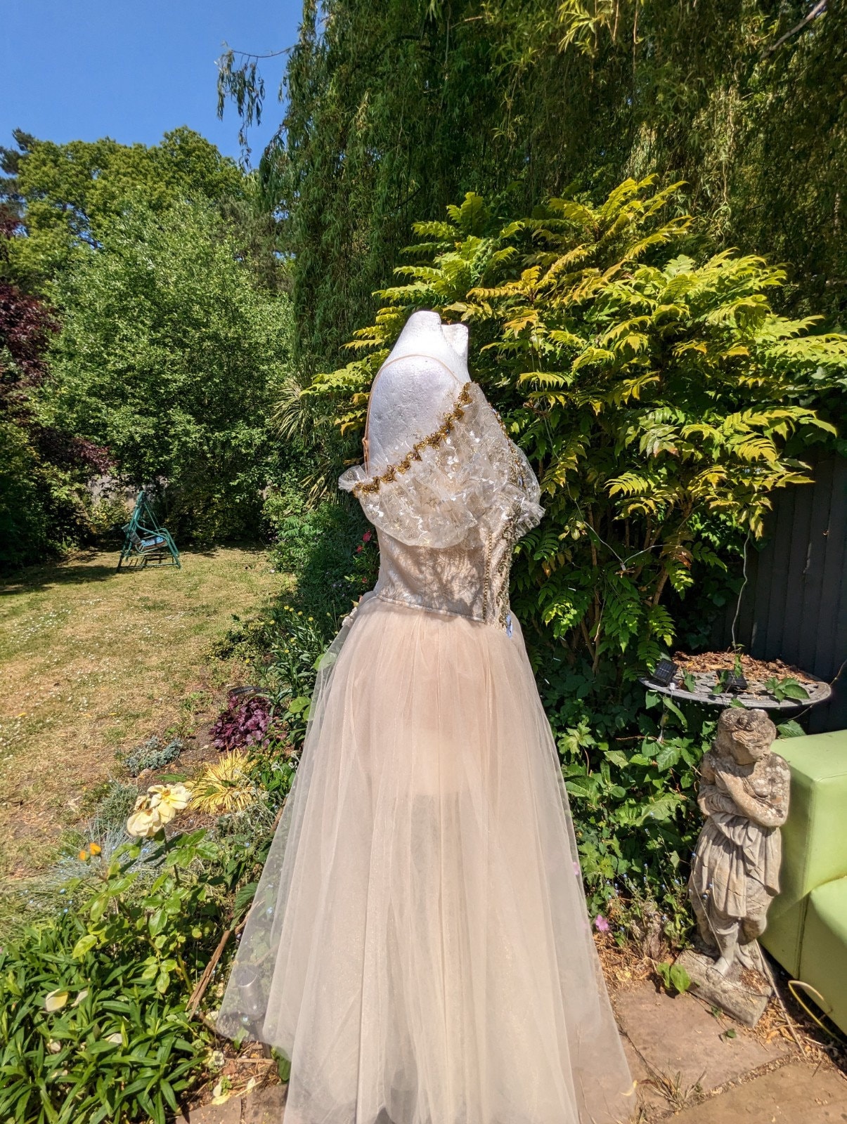 Gold Beige Ballet Tutu, Romantic Tulle Skirt, Handmade - Etsy