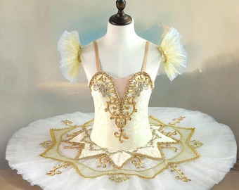 Marzipan Yellow Ballet tutu, Nutcracker Variation Tutu ideal professional ballerina costume