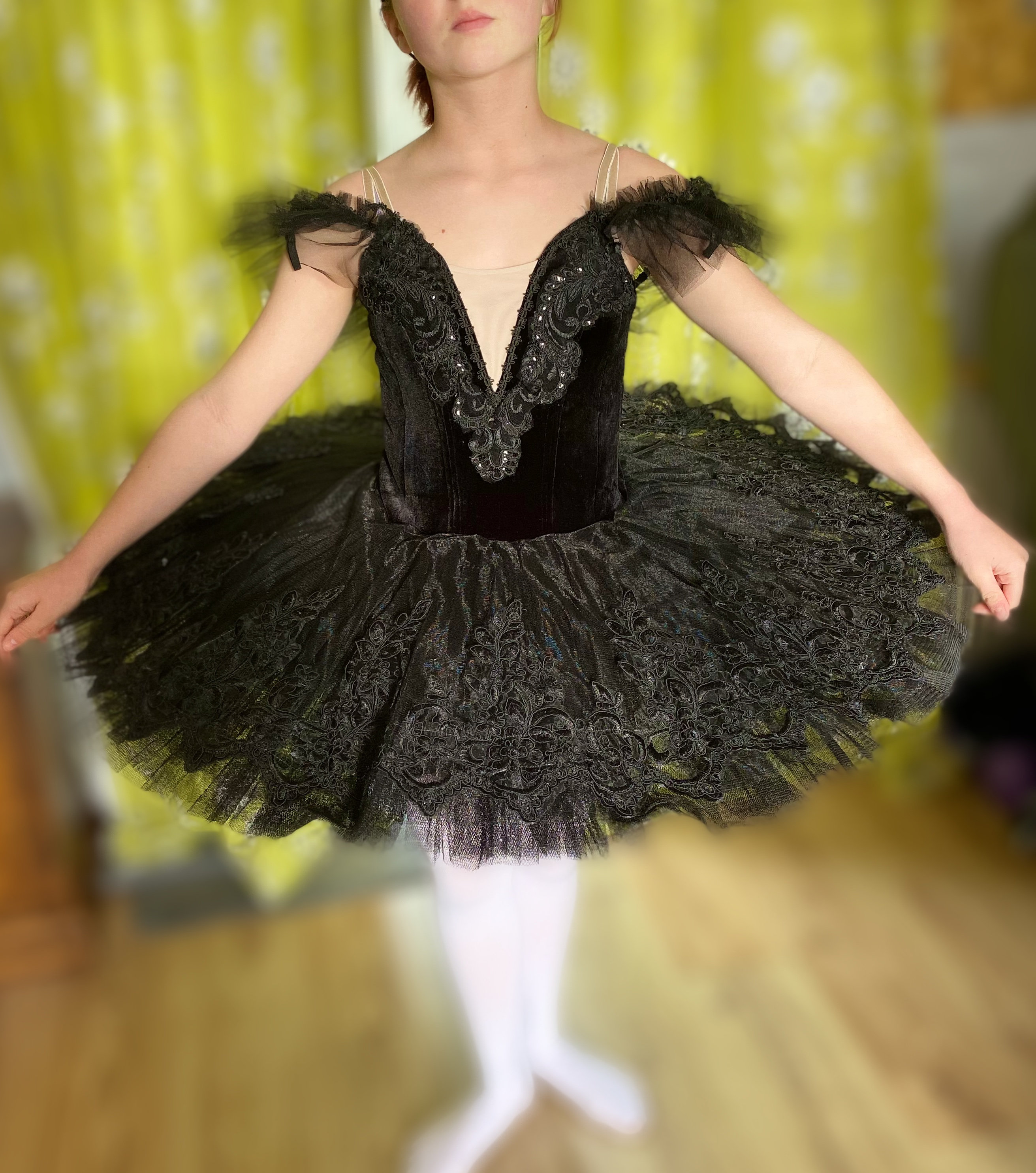  Falda tutú negra para bailar en capas para mujer y niña, tutús  de tul para niños, vestido de ballet de cisne de princesa para fiesta de  cumpleaños, disfraz, Negro - 