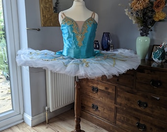 Teal Satin Ballet Tutu