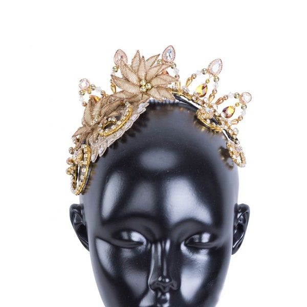 Gold Ballet Headpiece