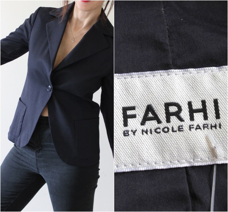 vintage black blazer