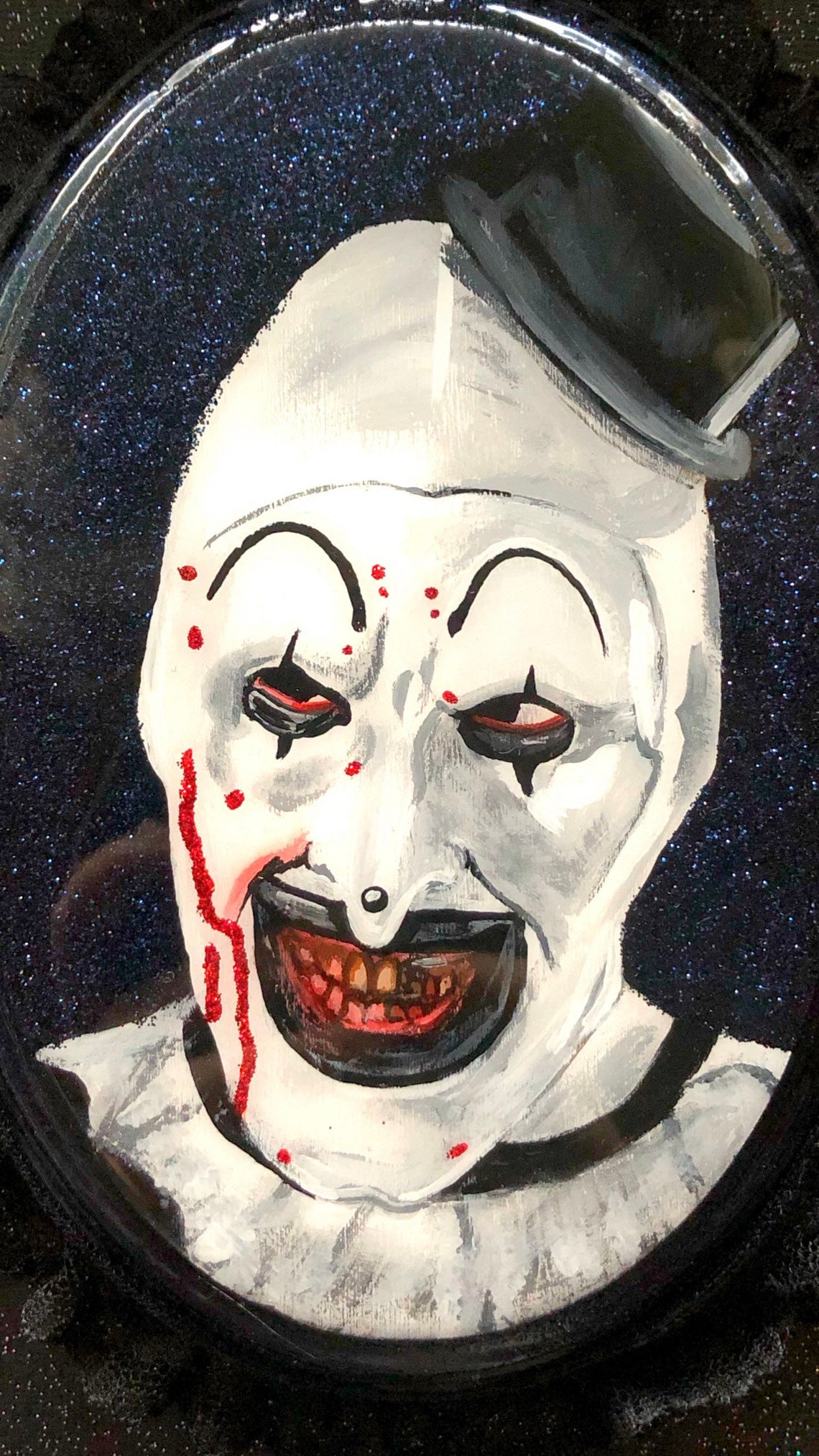 Art the Clown Acrylic Painting the Terrifier Acrylic Painting | Etsy
