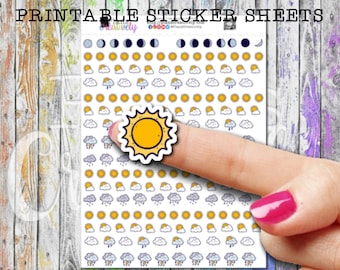 Windweather Sticker Tiny Wind Stickers - (TI-023) - Etsy