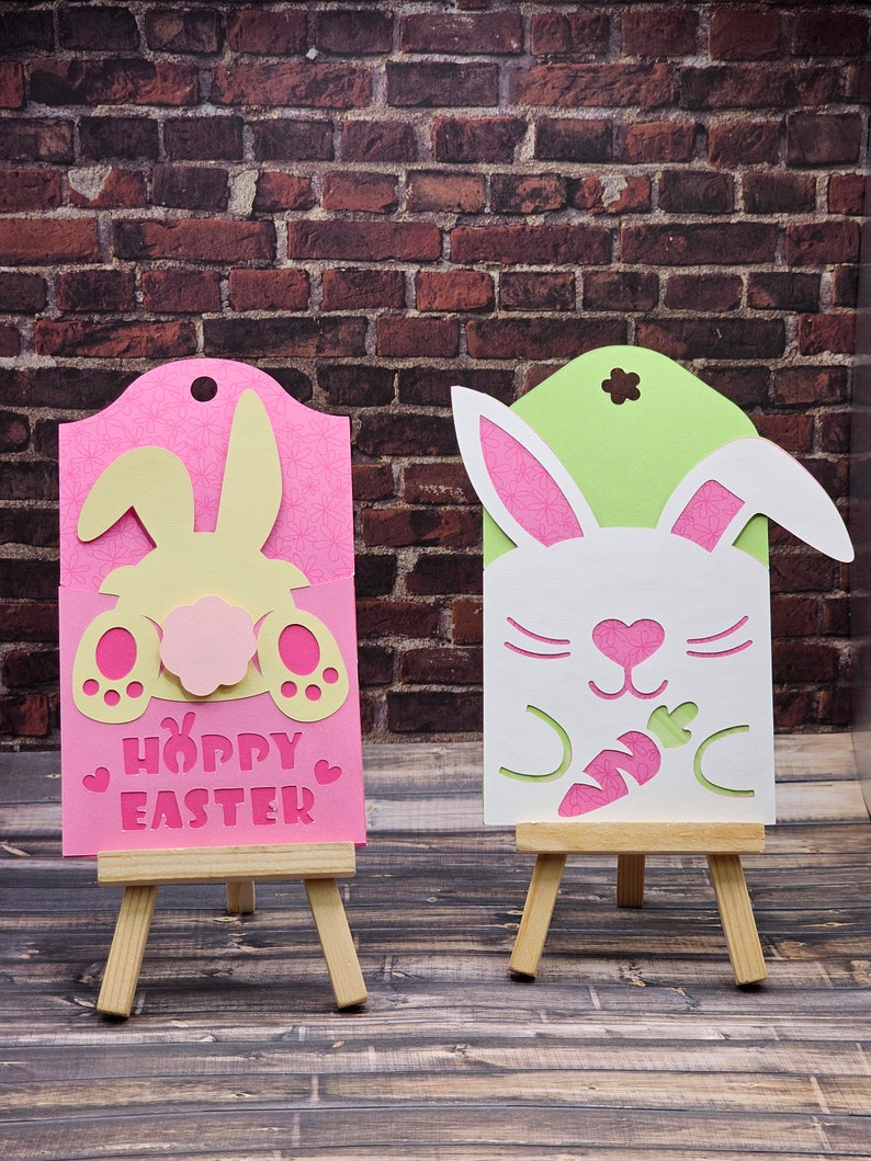 Handmade Cards Easter Gift Card Holder Tag Grab Bag 5 Tags In Each Order image 5