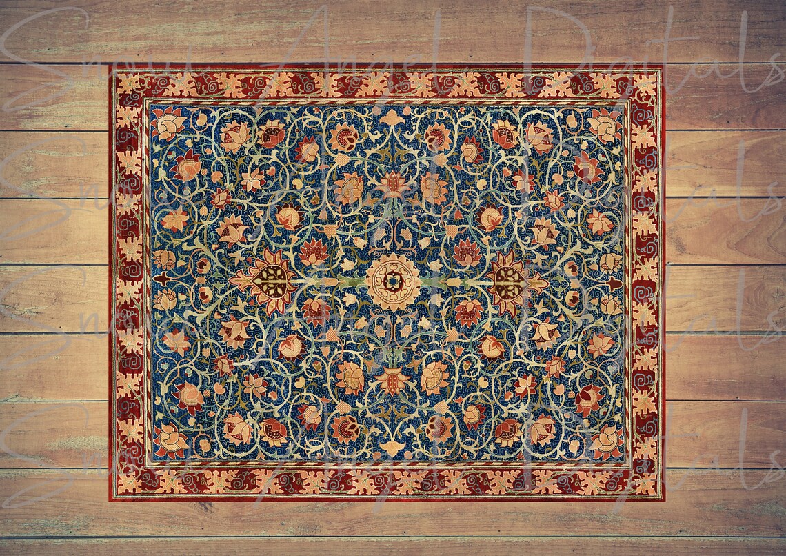 Dollhouse Miniature Oriental Rug Dollhouse Miniature Pdf Etsy