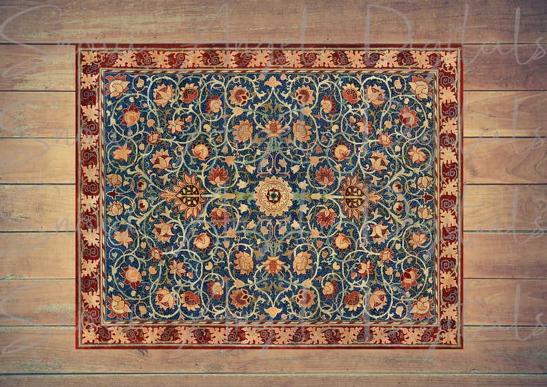 Dollhouse Miniature Oriental Rug Dollhouse Miniature Pdf Etsy