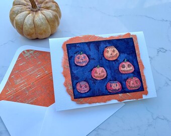 Jack-o-Lanterns Grußkarte