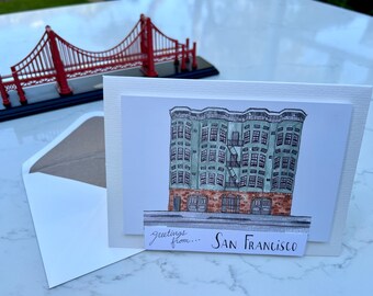 San Francisco Grußkarte