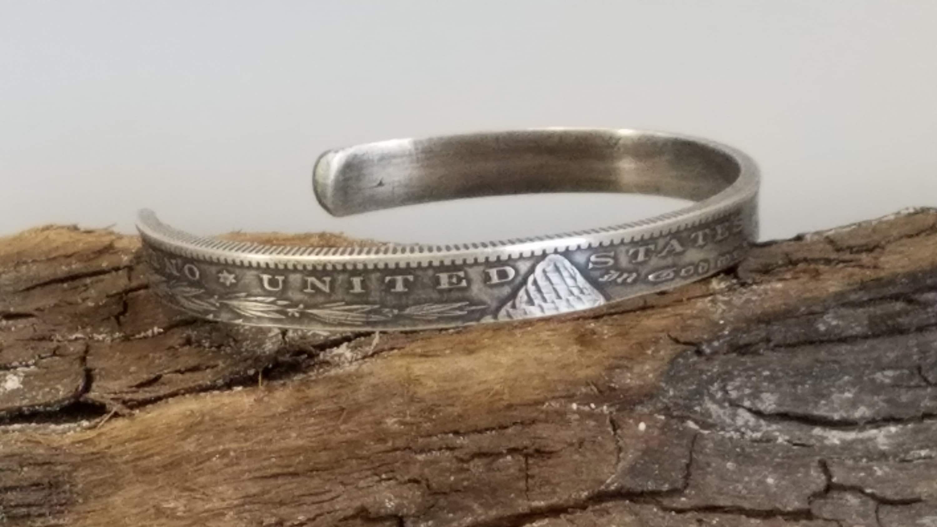 Silver dollar hotsell bracelet