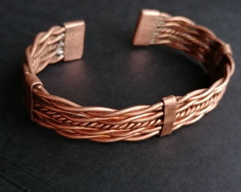 Woven Copper Bracelet