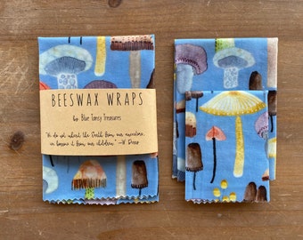 Beeswax Food Wraps • 3 Pack • Reusable • Washable • Compostable • Eco-friendly • Gift