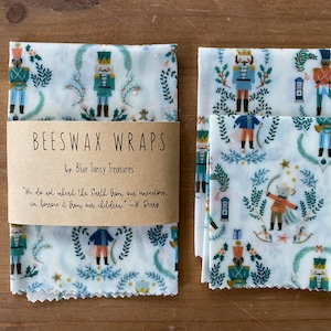 Beeswax Wraps • 3 Pack • Gift • Reusable • Washable • Eco-friendly