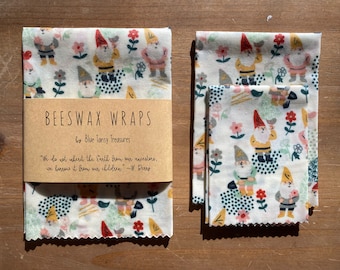 Bienenwachs Wraps • 3er Pack • Geschenk • Umweltfreundlich • Aufbewahrung • Biologisch abbaubar • Wiederverwendbar