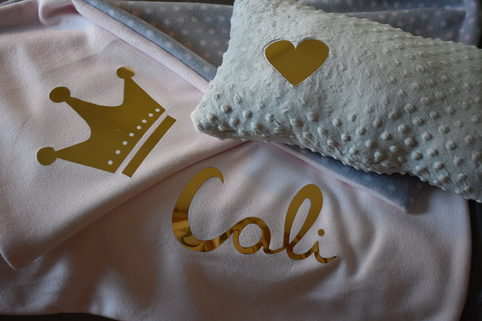 Custom Baby Blanket With Pillow Etsy