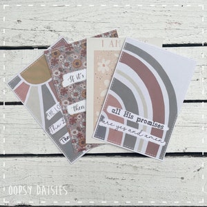 PACK OFFRE SPÉCIALE ! Cartes chrétiennes / Carte postale verset de la Bible / Impressions / Carte postale chrétienne / Cartes religieuses / Cartes d'affirmation