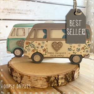 Bloque de autocaravana personalizado y hecho a mano, adorno, decoración rústica para el hogar, decoración para autocaravana