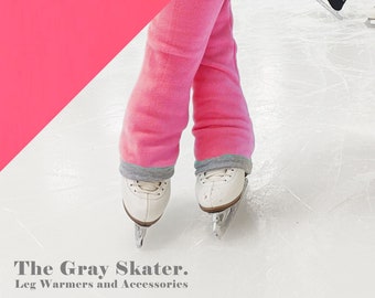 Neon Pink Leg Warmers - Ice Skating Leg Warmers - Figure Skating Coach Gift Under 30 - Skating Leg Warmers