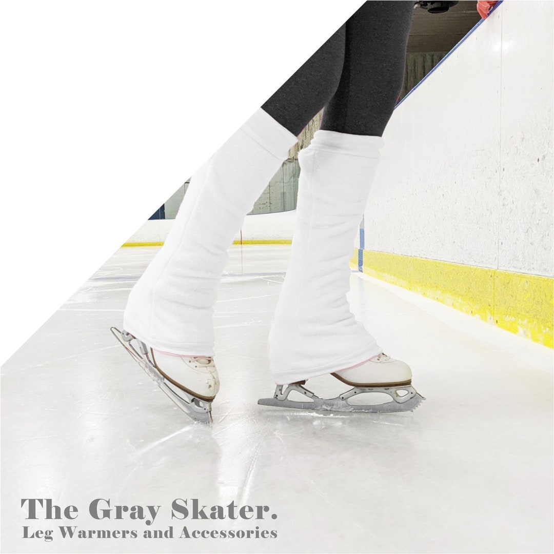 White Figure Skating Leg Warmers Fleece Leg Warmers for Skaters Coach Gift  Under 30 Kids Leg Warmers Adult Leg Warmers -  Canada