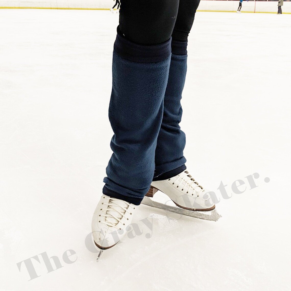 Navy Fleece Leg Warmers Adult Figure Skating Leg Warmers for Etsy