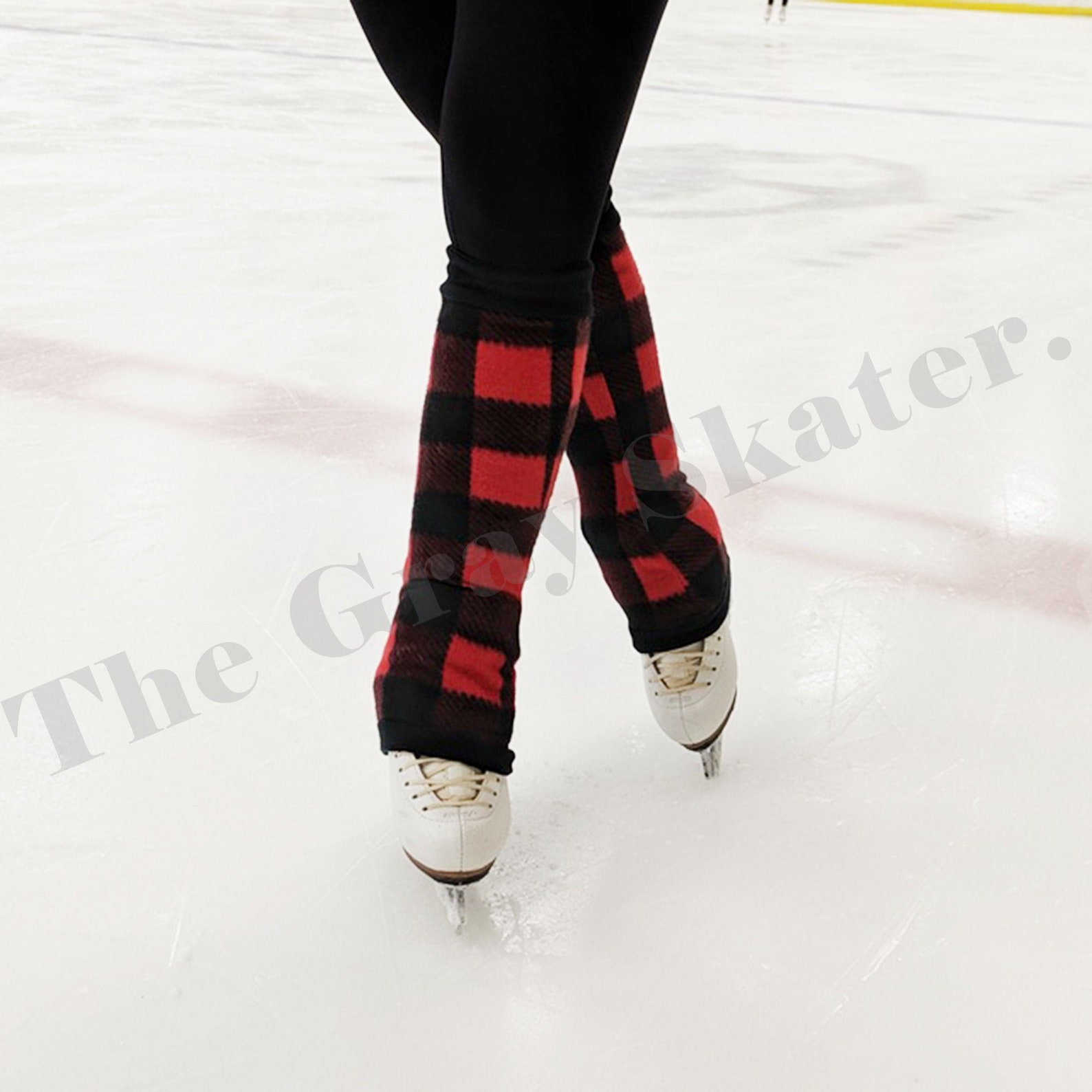 Buffalo Plaid Leg Warmers Fleece Figure Skating Leg Warmers Etsy