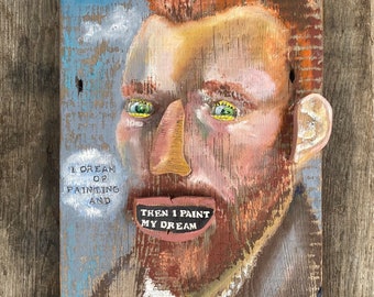 3D Portrait of Vincent Van Gogh