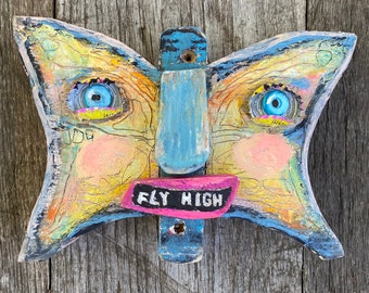 Butterfly Art Mixed Media Fly High