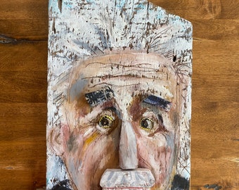 3D Portrait of Albert Einstein