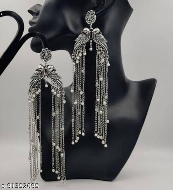 long diamond earrings for girls freeshipping - Vijay & Sons